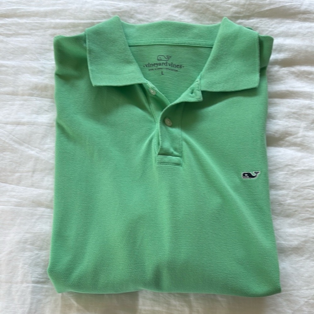 Vineyard Vines Light Green Polo Shirt